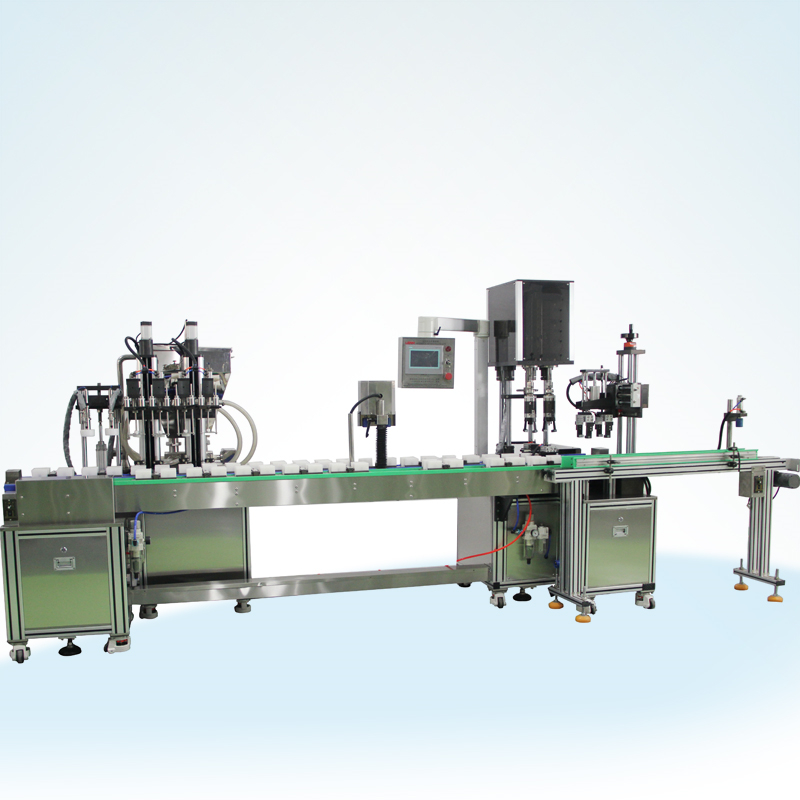 水乳膏霜灌裝旋蓋一體機（雙頭）